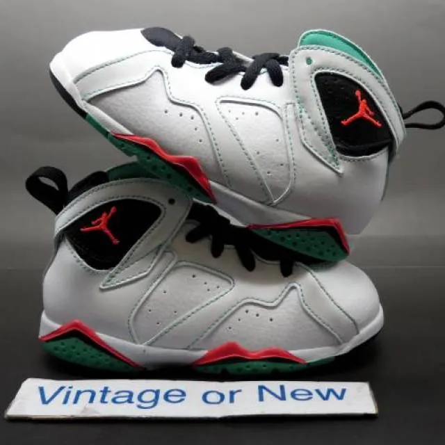 Girls Nike Air Jordan VII 7 Verde Retro GT 2015 sz 10C