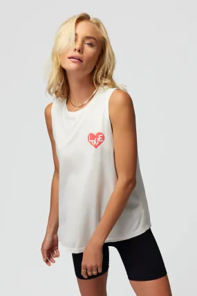 Heart Jade Muscle Tank