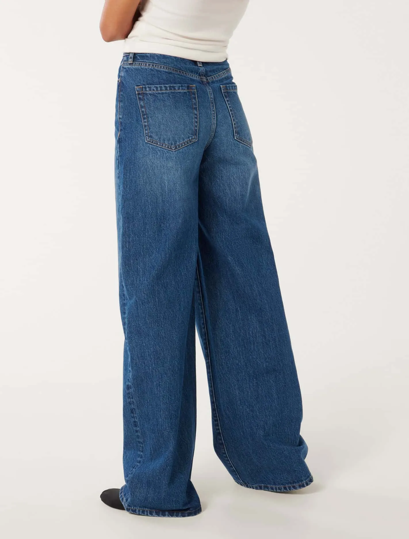 Heather Wide-Leg Jeans