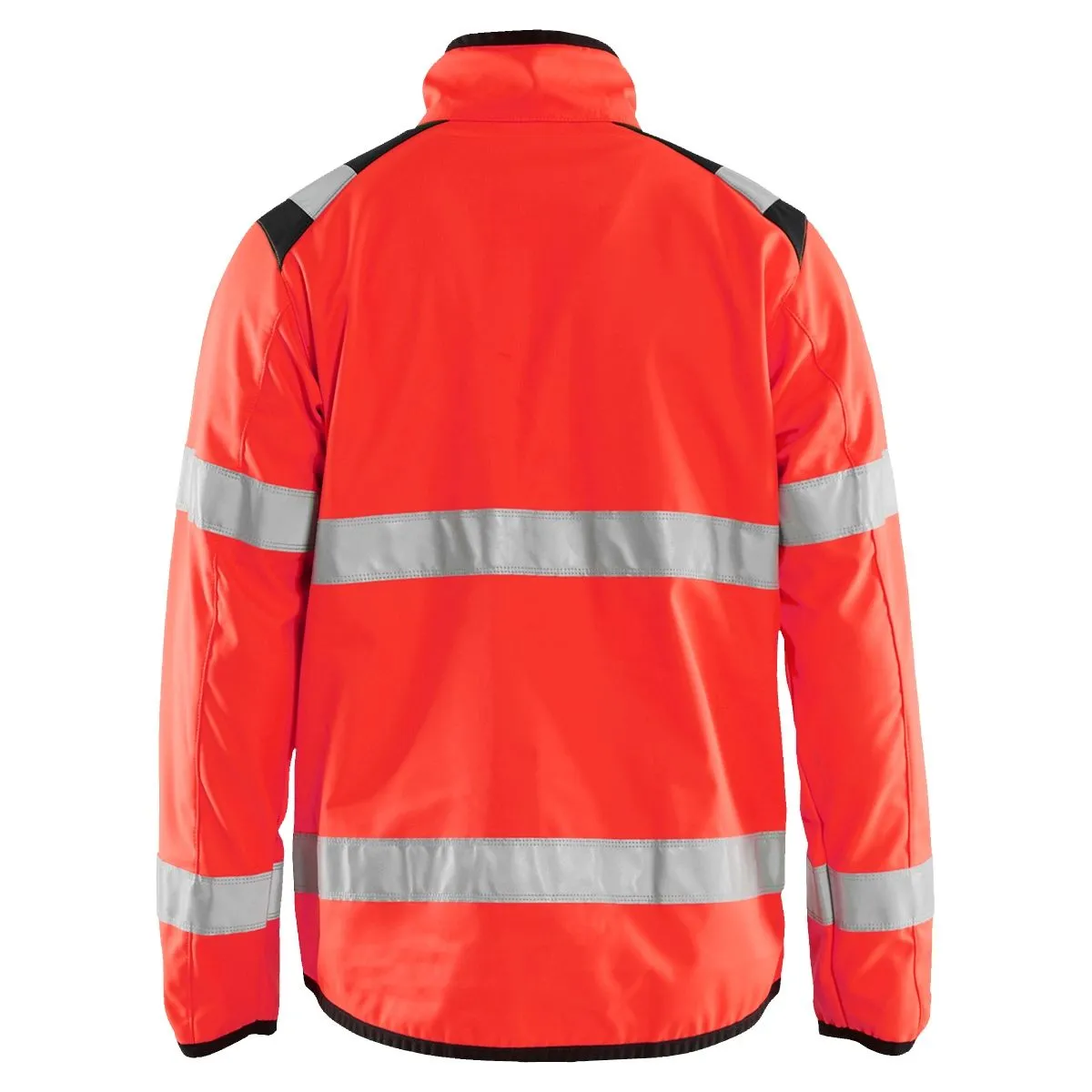 High Vis Softshell Jacket 4877 High Vis Oranje/Marineblauw - Blåkläd