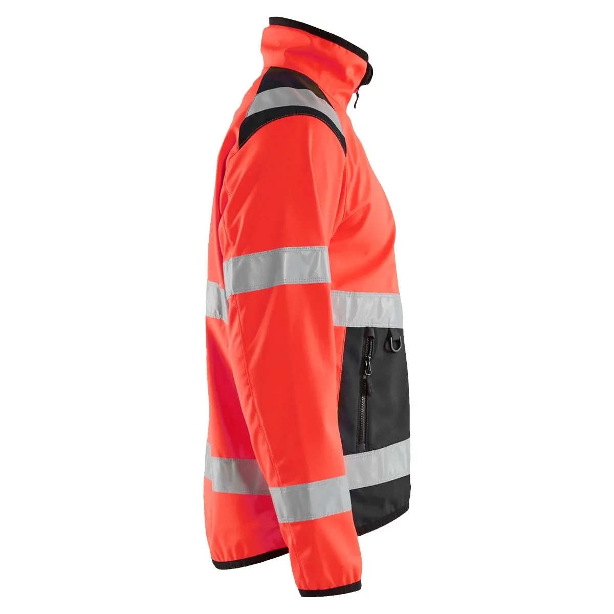 High Vis Softshell Jacket 4877 High Vis Oranje/Marineblauw - Blåkläd