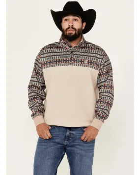 Hooey Men's Stevie Southwestern Color Block 1/4 Snap Pullover