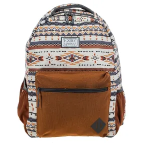 Hooey Recess Backpack Cream/Rust/Grey Aztec