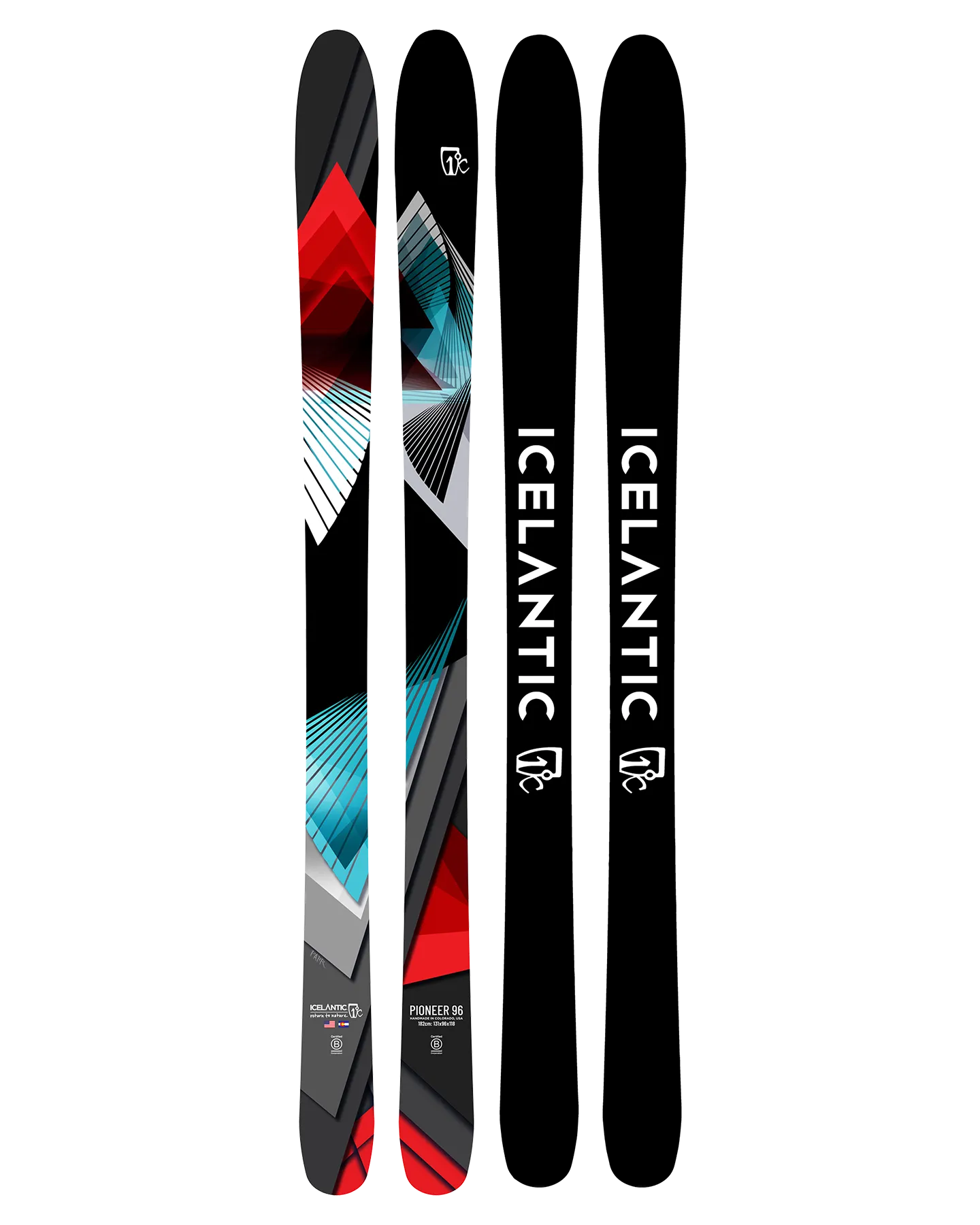 Icelantic Pioneer 96 Snow Skis - 2025 | Shop Skis at Trojan Wake Ski Snow & Snow Skiers Warehouse