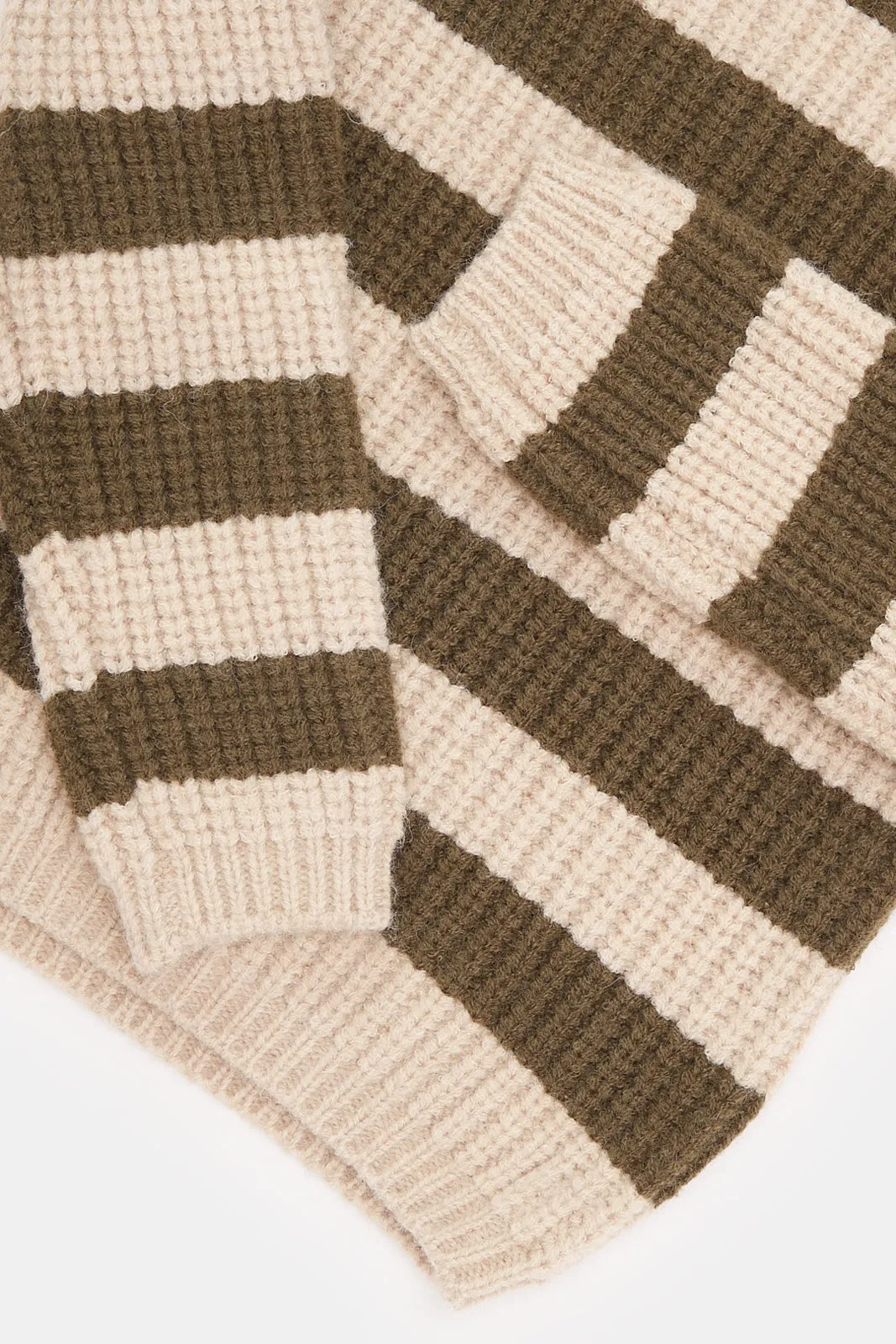 Infant Boys Brown Striped Pullover