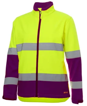 Jb's Ladies Hv (d+n) W/resist Softshell Jacket