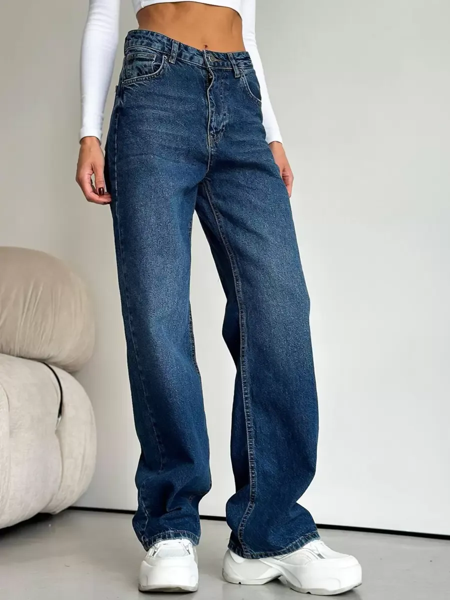 Jeans For Women Casual No Waistline Polyester