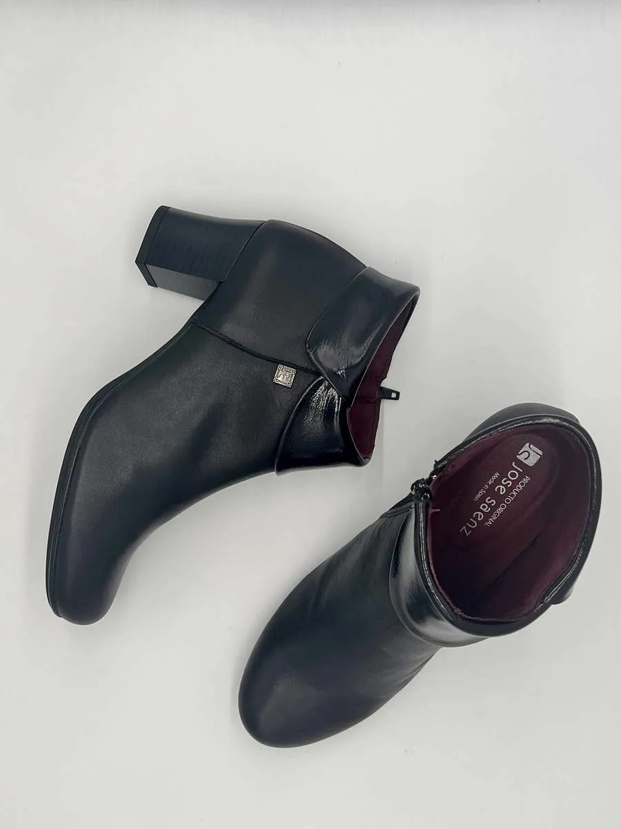 Jose Saenz Daniela Ankle Boot - Black - Gillanders.ie Town & Country Clothing