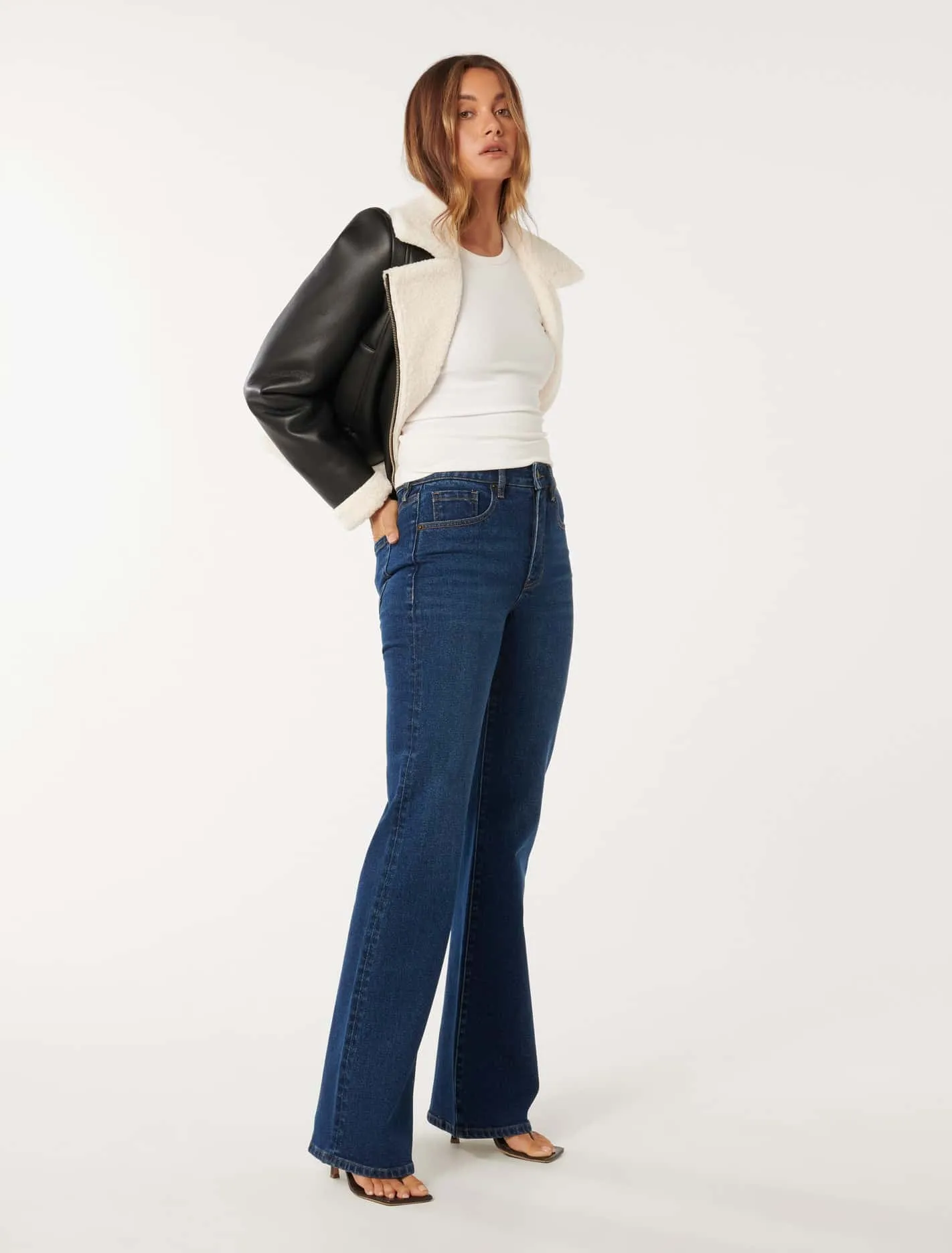 Kira Relaxed Flare Jeans