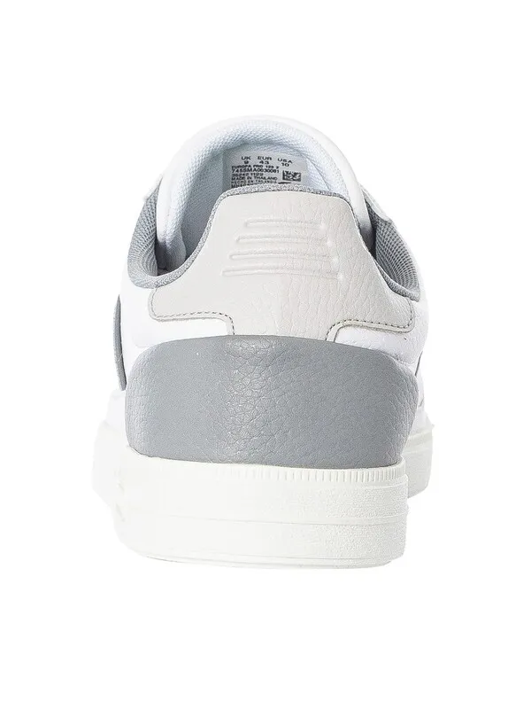 Lacoste Europa Pro 123 2 SMA Leather Trainers - White/Grey