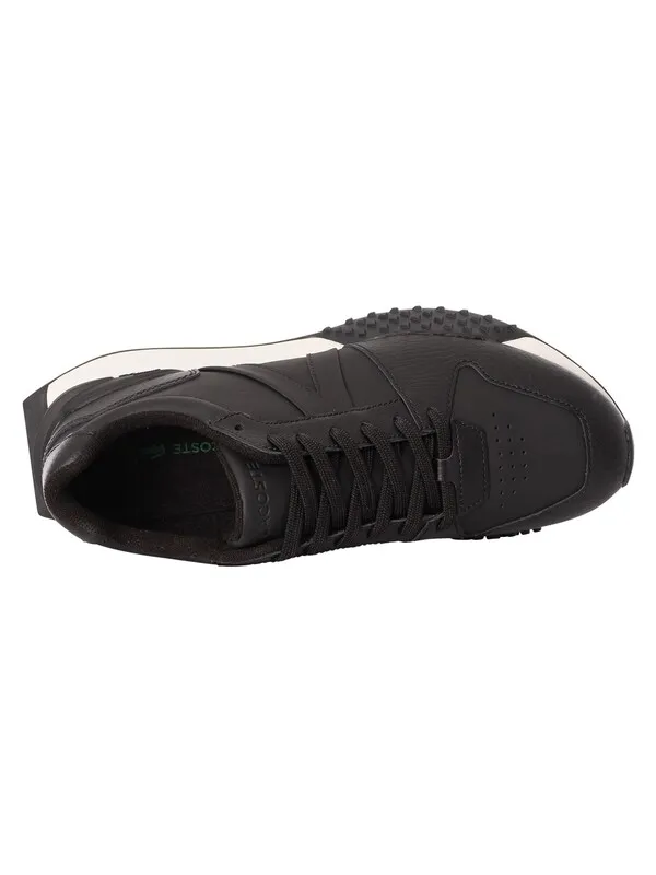 Lacoste L-Spin Deluxe 2.0 2222SMA Synthetic Trainers - Black/White