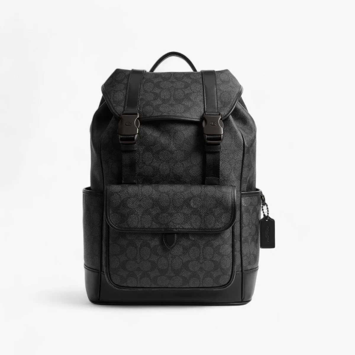 League Flap Backpack In Signature Canvas