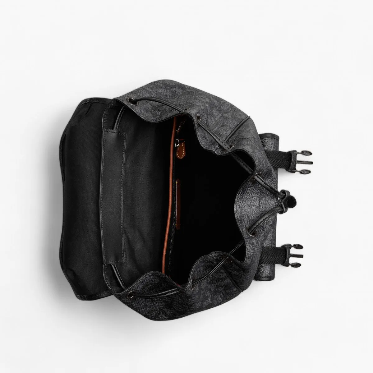 League Flap Backpack In Signature Canvas