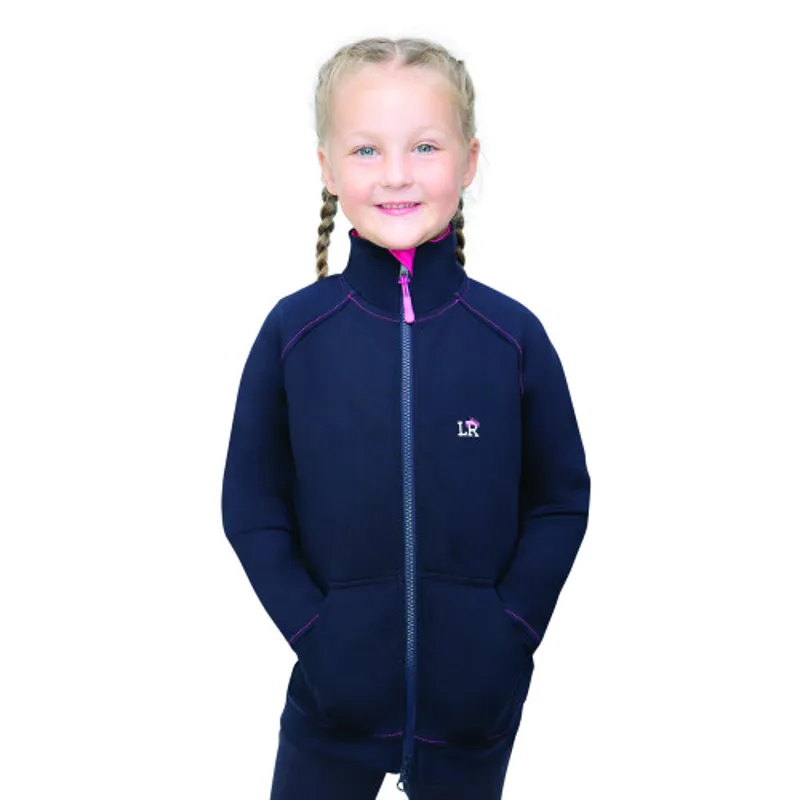 Little Rider Sue Softshell Jacket in Navy/Pink - WEB EXCLUSIVE