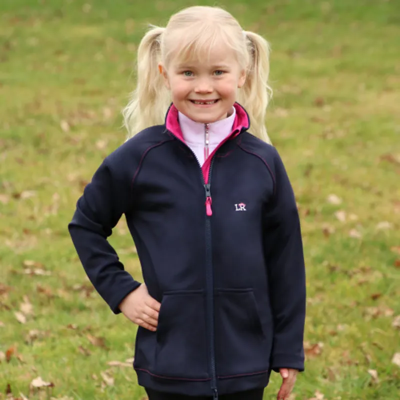 Little Rider Sue Softshell Jacket in Navy/Pink - WEB EXCLUSIVE