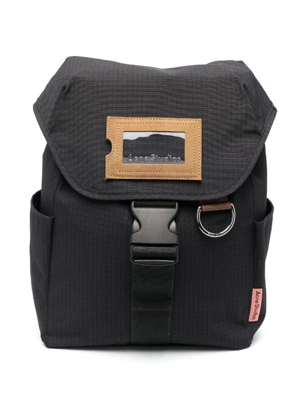 LOGO-PATCH RIPSTOP BACKPACK