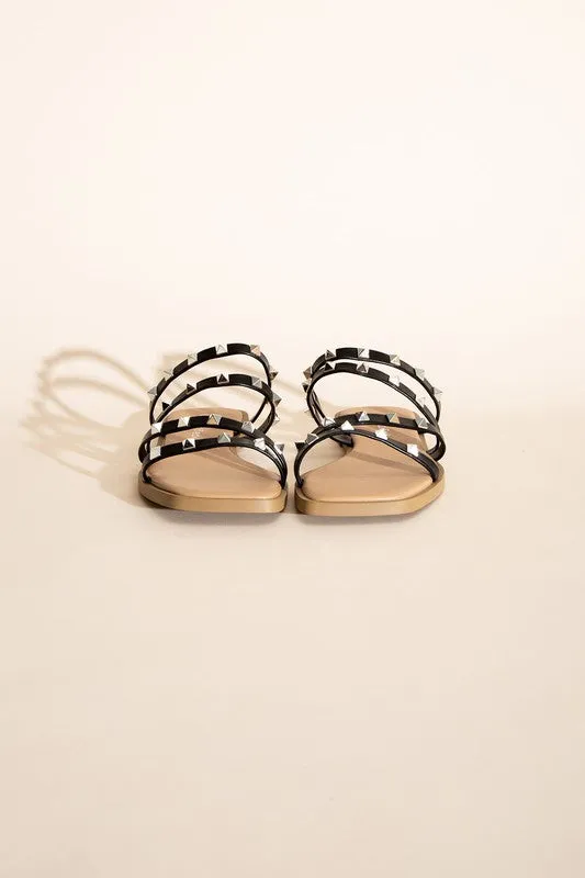 Love Of A Lifetime Stud Flat Sandals