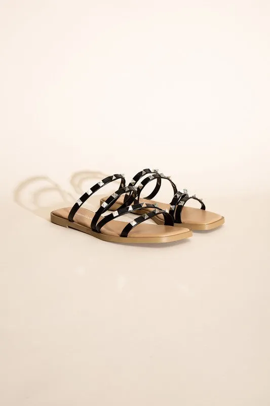 Love Of A Lifetime Stud Flat Sandals