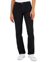 Macy's Jones New York Women's Lexington Mid Rise Straight Leg Denim Jeans, Regular & Petite