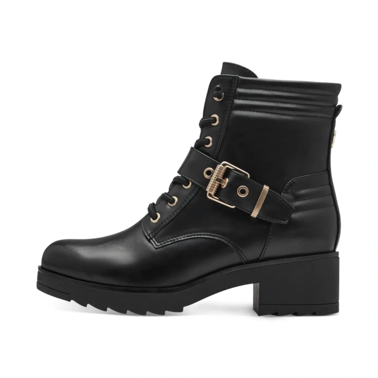 Marco Tozzi 25210-43 Black Buckle Ankle Boot