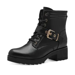 Marco Tozzi 25210-43 Black Buckle Ankle Boot