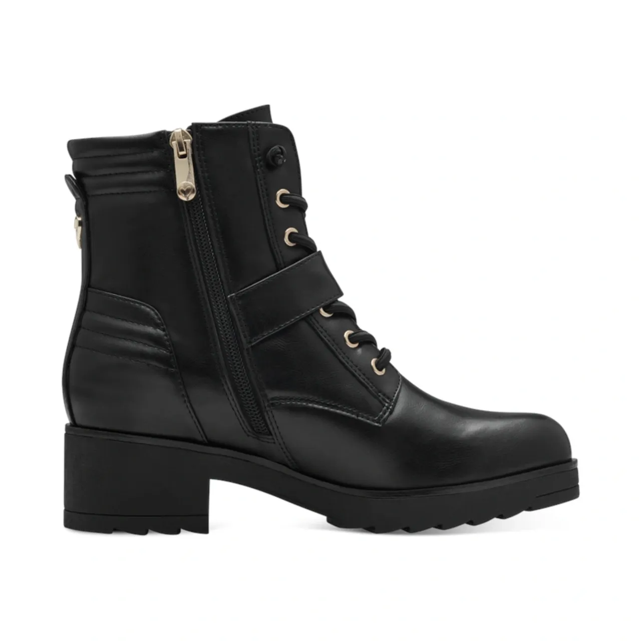 Marco Tozzi 25210-43 Black Buckle Ankle Boot