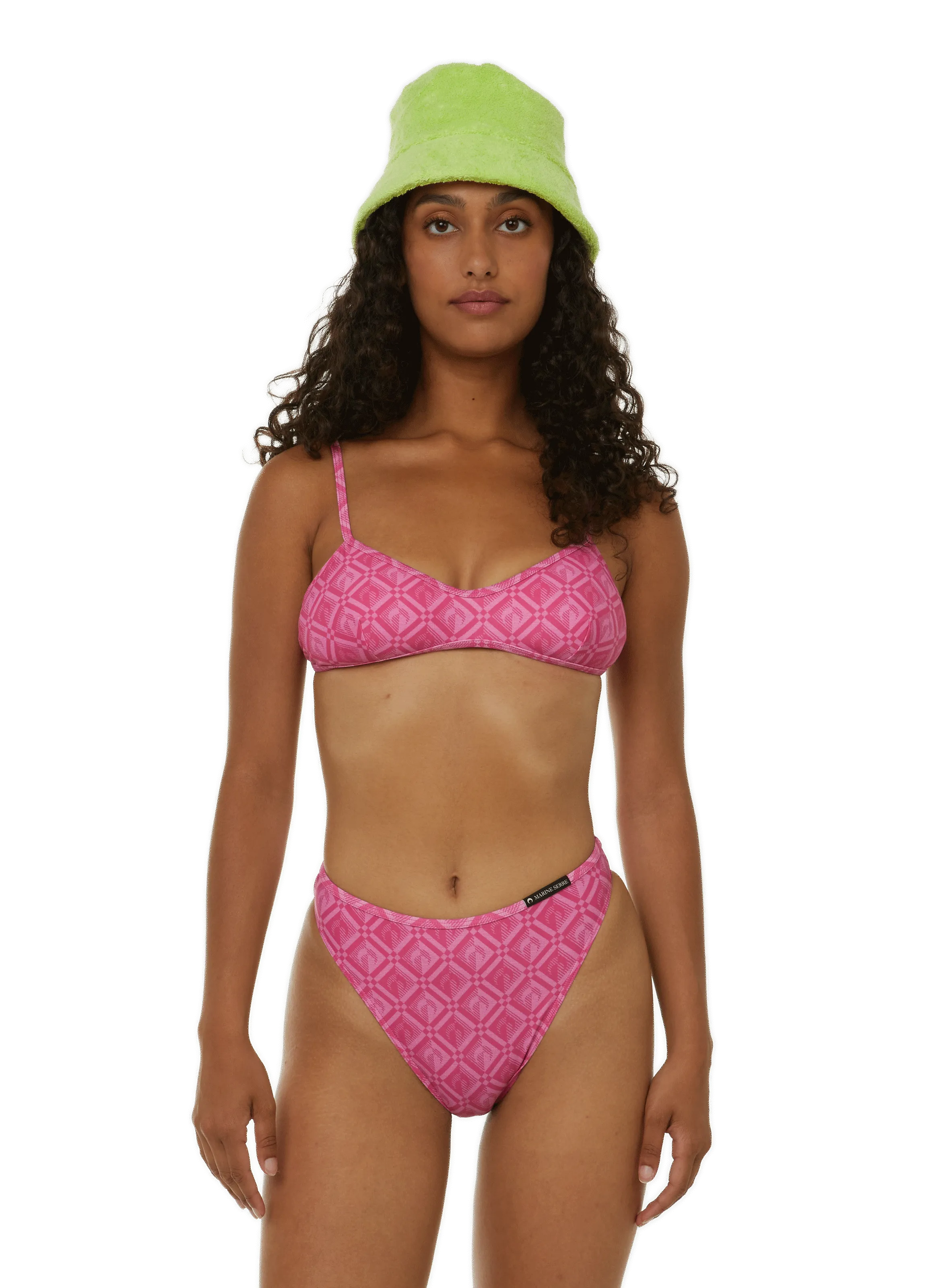 MARINE SERRE  Bikini top - Multicolour