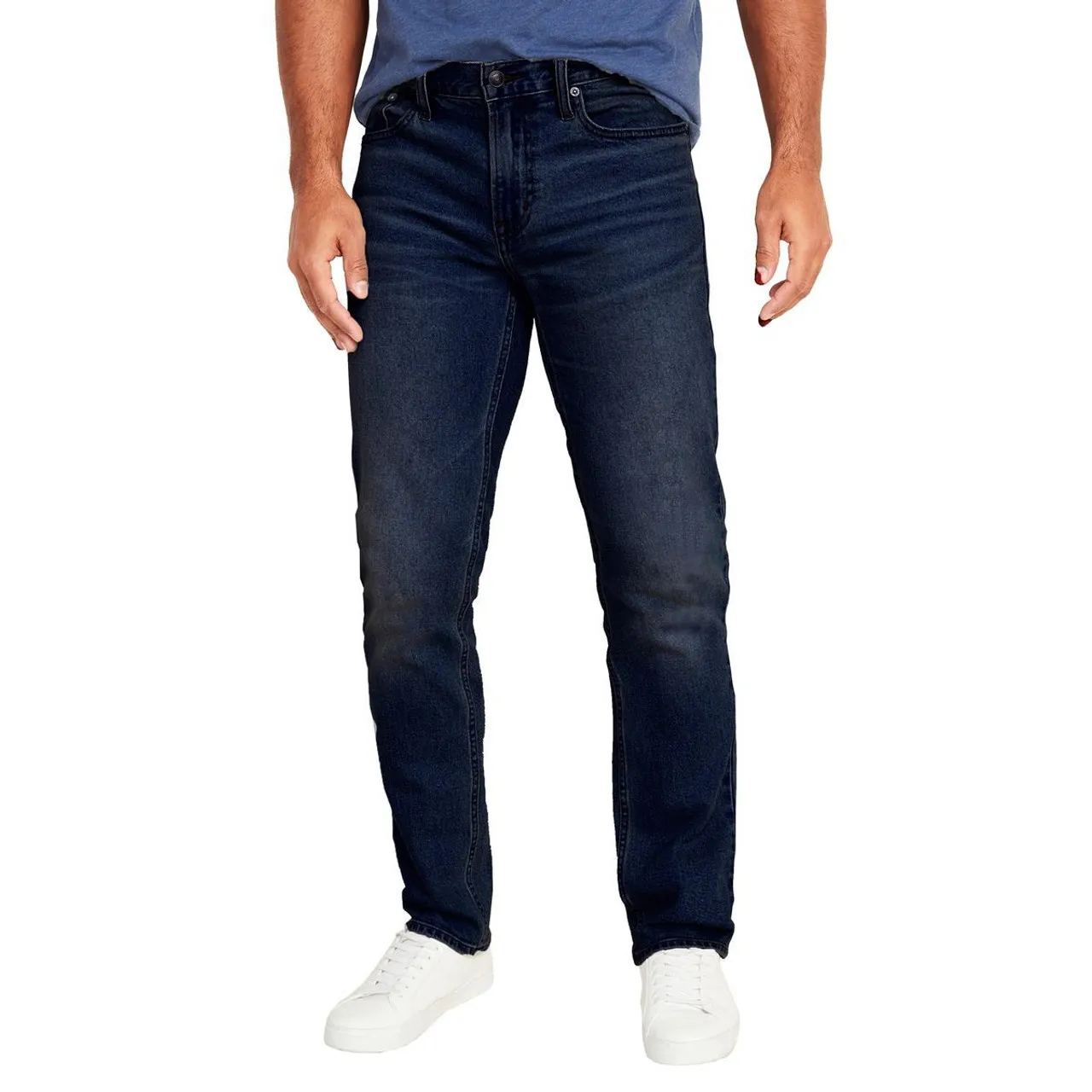 Men's Flex-Stretch Slim Straight Jeans with 31-Inch Inseam (1 or 2-Pair)