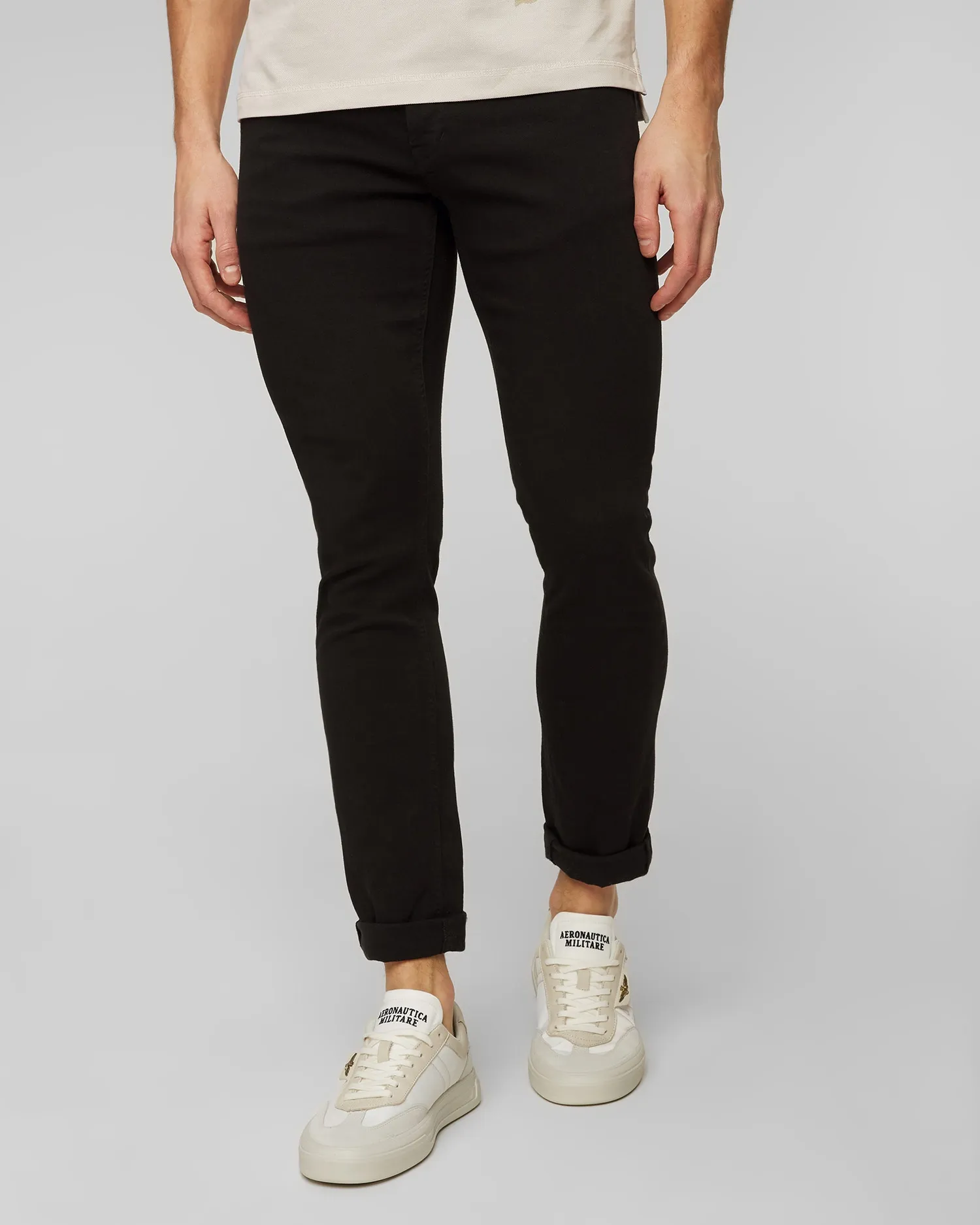 Men’s black jeans Dondup UP232BS0030UPTD-999