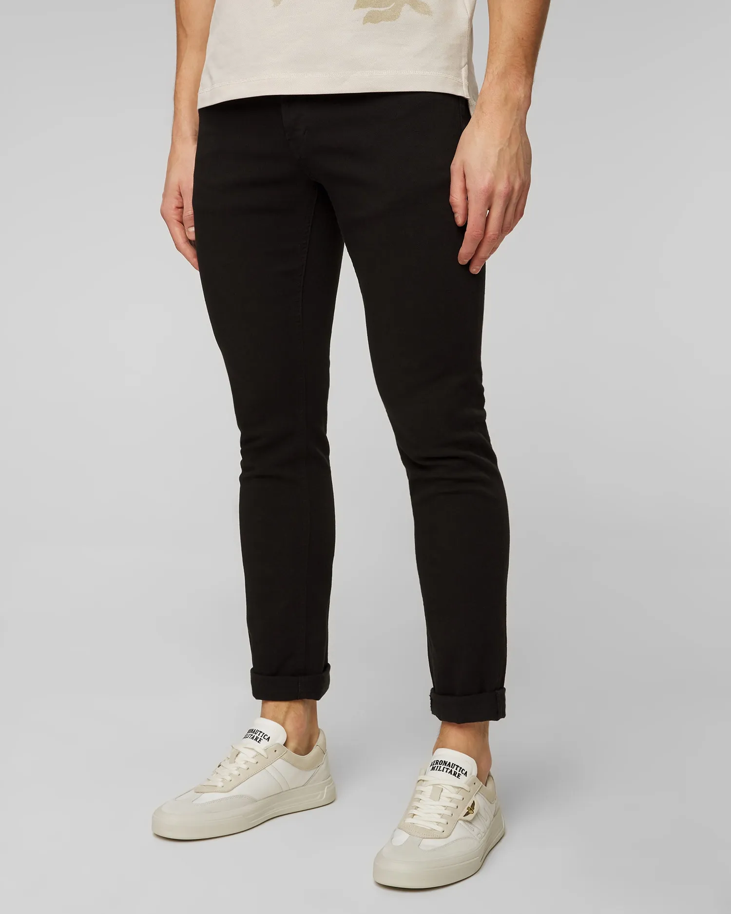 Men’s black jeans Dondup UP232BS0030UPTD-999