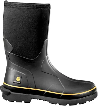 Men's Carhartt 10 Waterproof Rubber and Neoprene Work Boot 10.5M