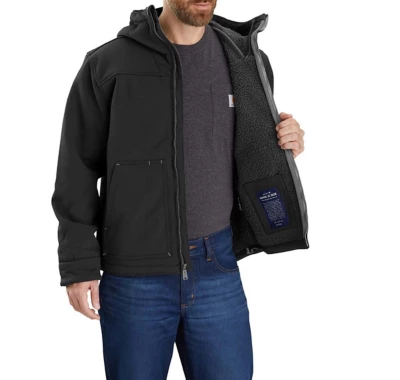 Men's Carhartt Super Dux Relaxed Fit Sherpa-Lined Active Softshell Jacket