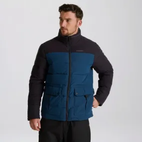 Men's Insulated Trillick Downhike Jacket - Dark Navy / Loch Blue | Craghoppers UK