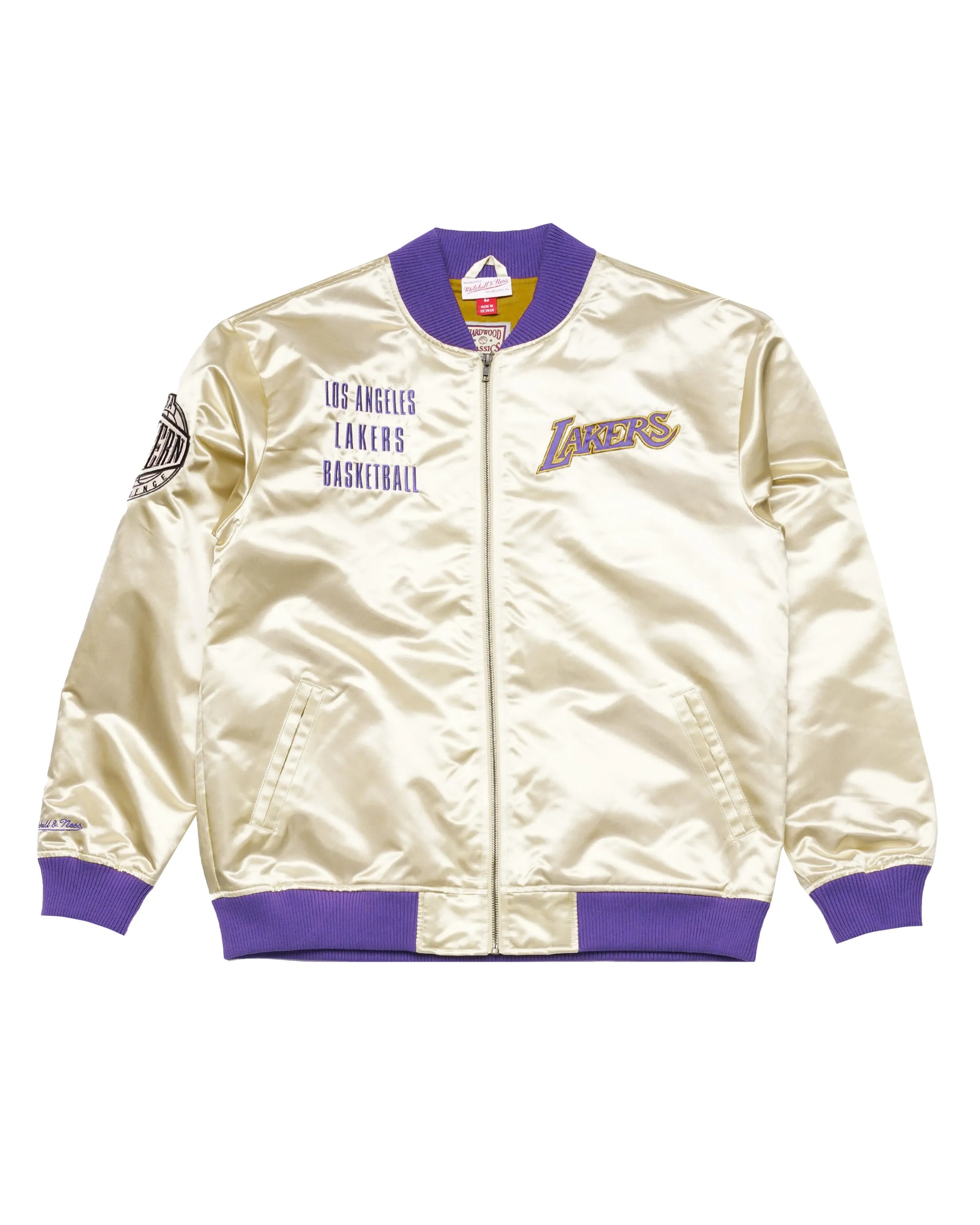 Mitchell & Ness NBA TEAM OG 2.0 LIGHTWEIGHT SATIN JACKET -  LA LAKERS