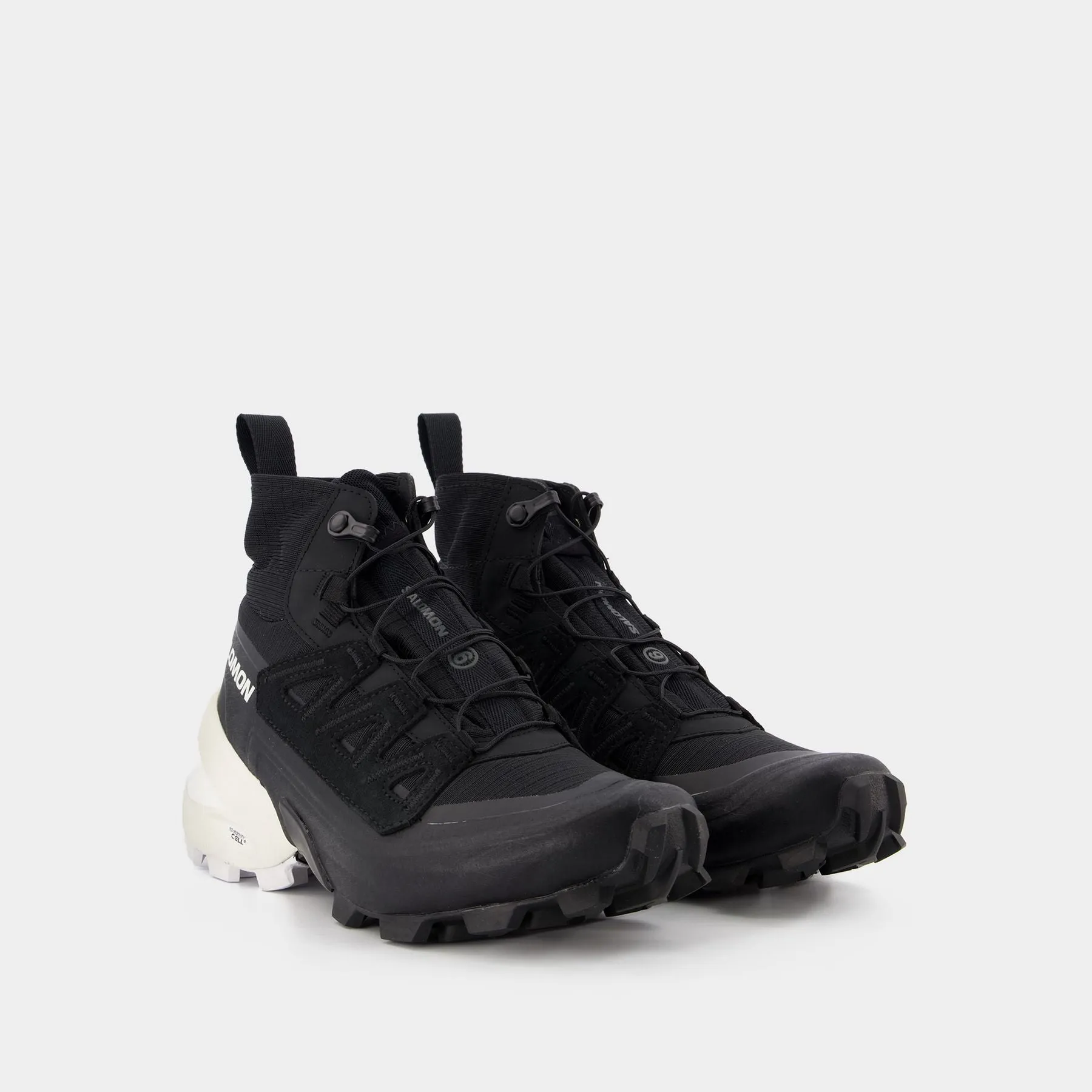 MM6 Maison Margiela  MM6 X Salomon Cross High Sneakers in Black