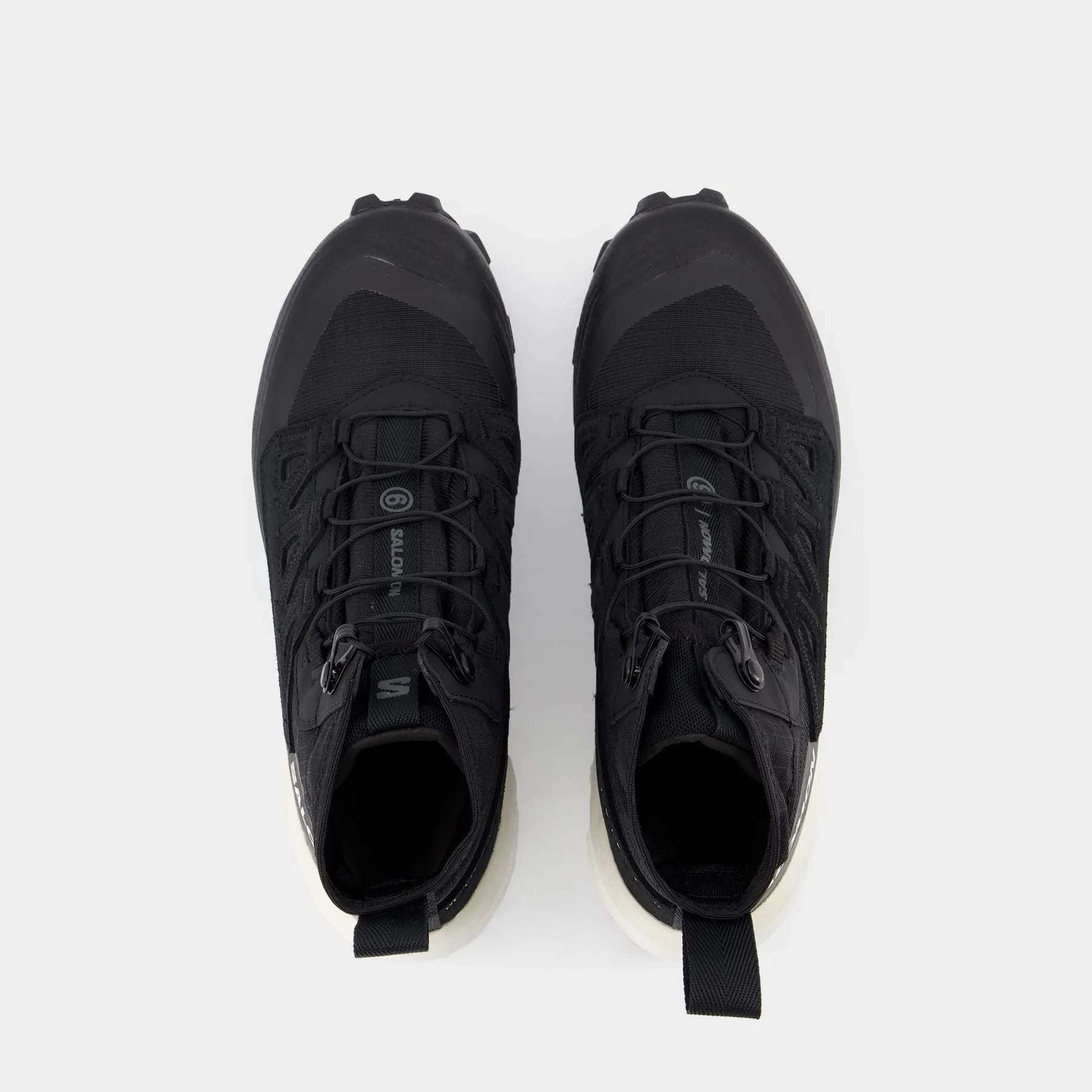 MM6 Maison Margiela  MM6 X Salomon Cross High Sneakers in Black