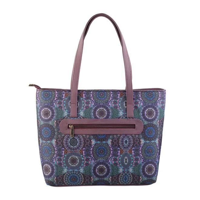 Mochi Women Purple Tote bag