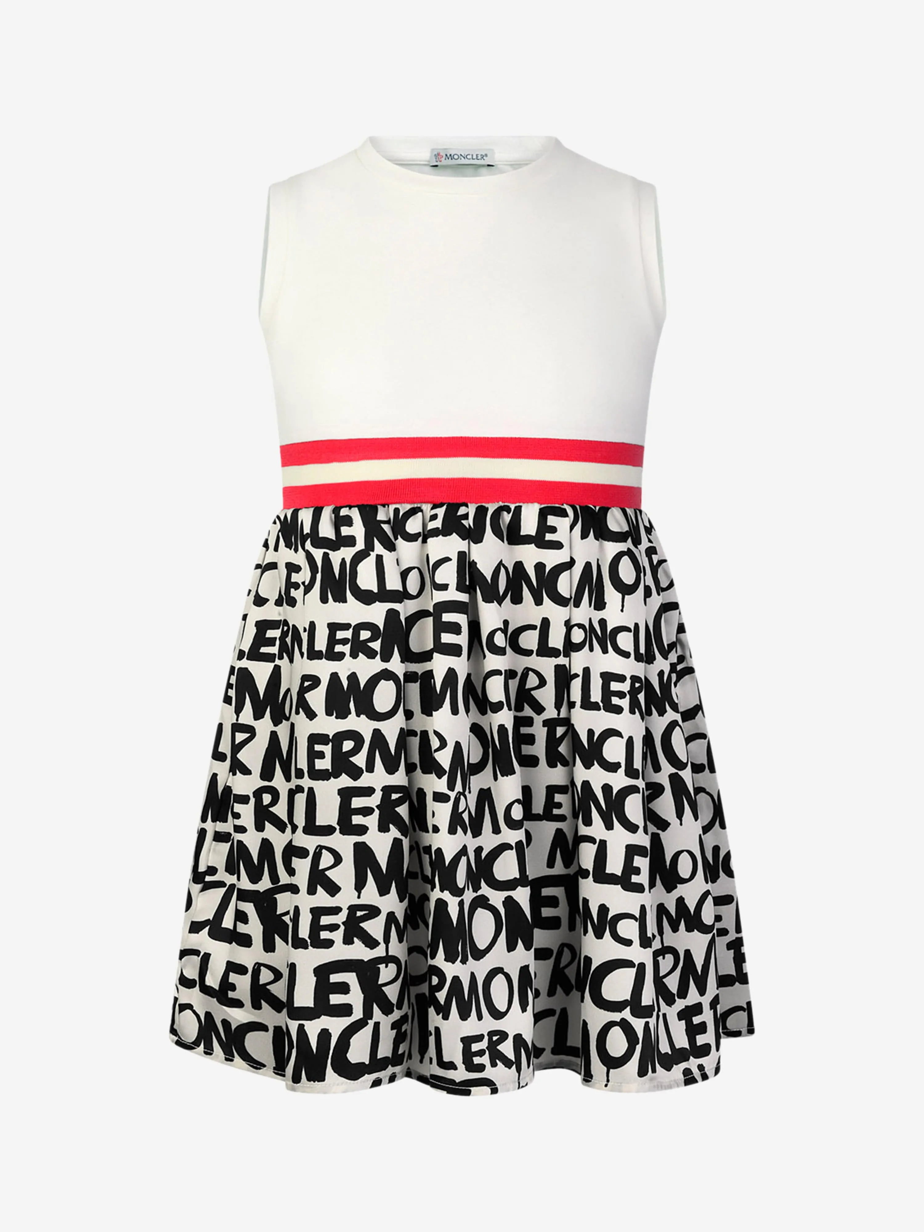 Moncler Enfant Girls Logo Print Dress