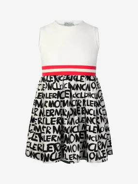 Moncler Enfant Girls Logo Print Dress