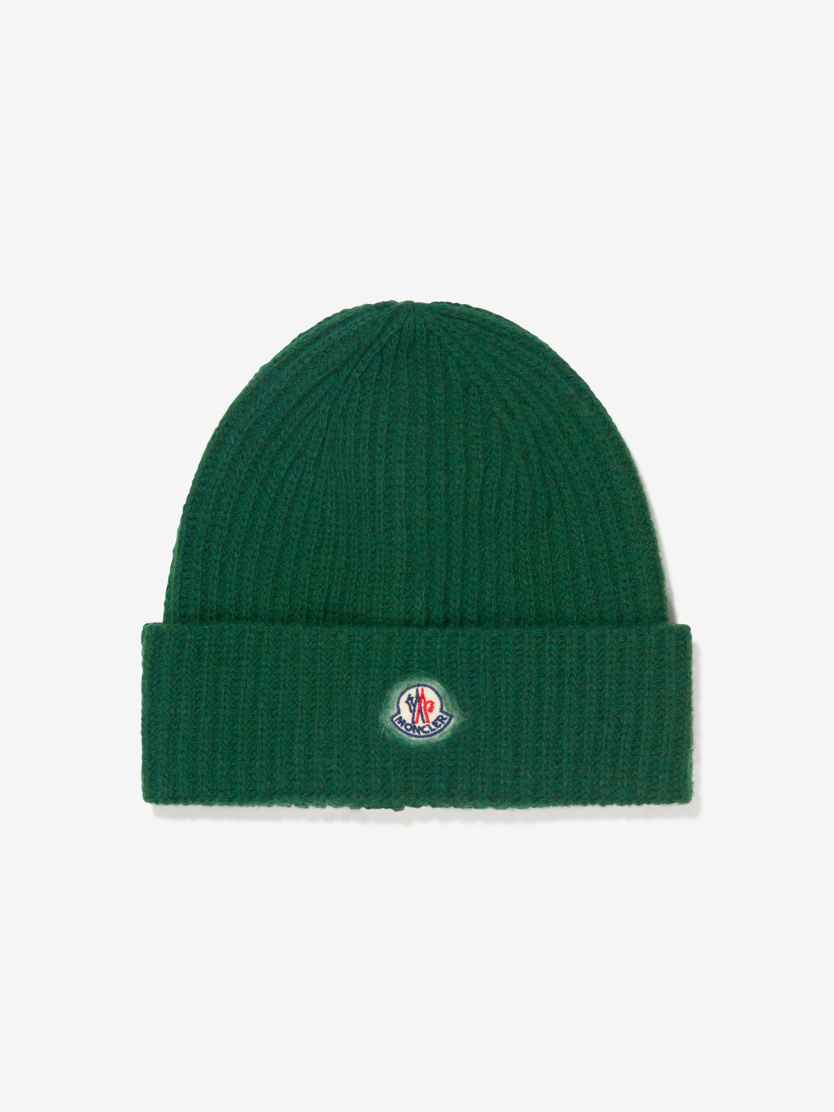 Moncler Enfant - Kids Wool Knitted Logo Hat | Childsplay Clothing