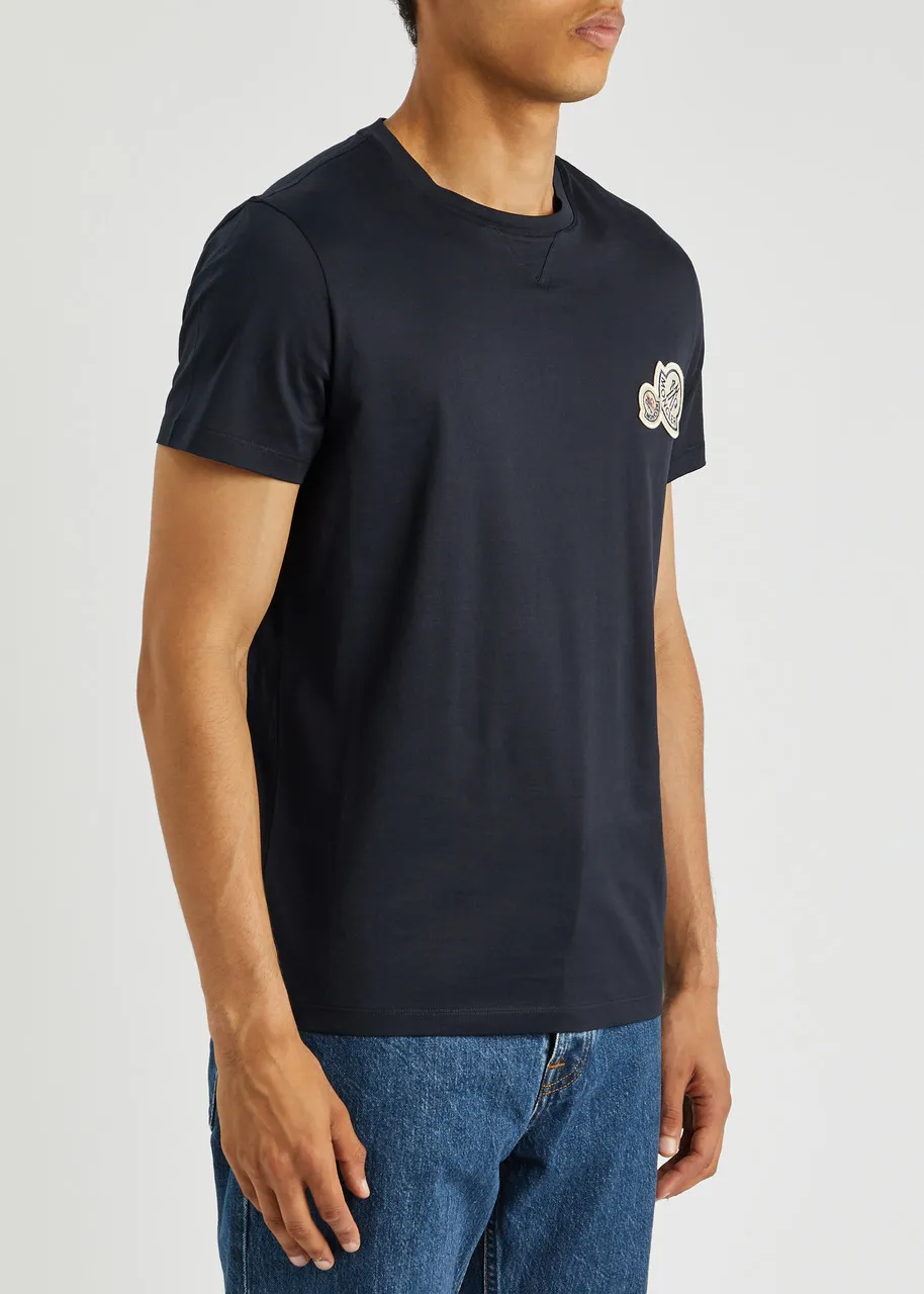 MONCLER Logo cotton T-shirt -                         -                     -                