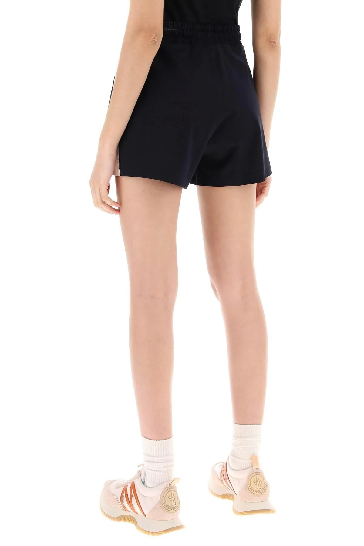 Moncler    Moncler Sporty Shorts With Nylon Inserts