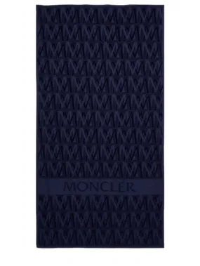 Moncler   Monogram cotton beach towel 