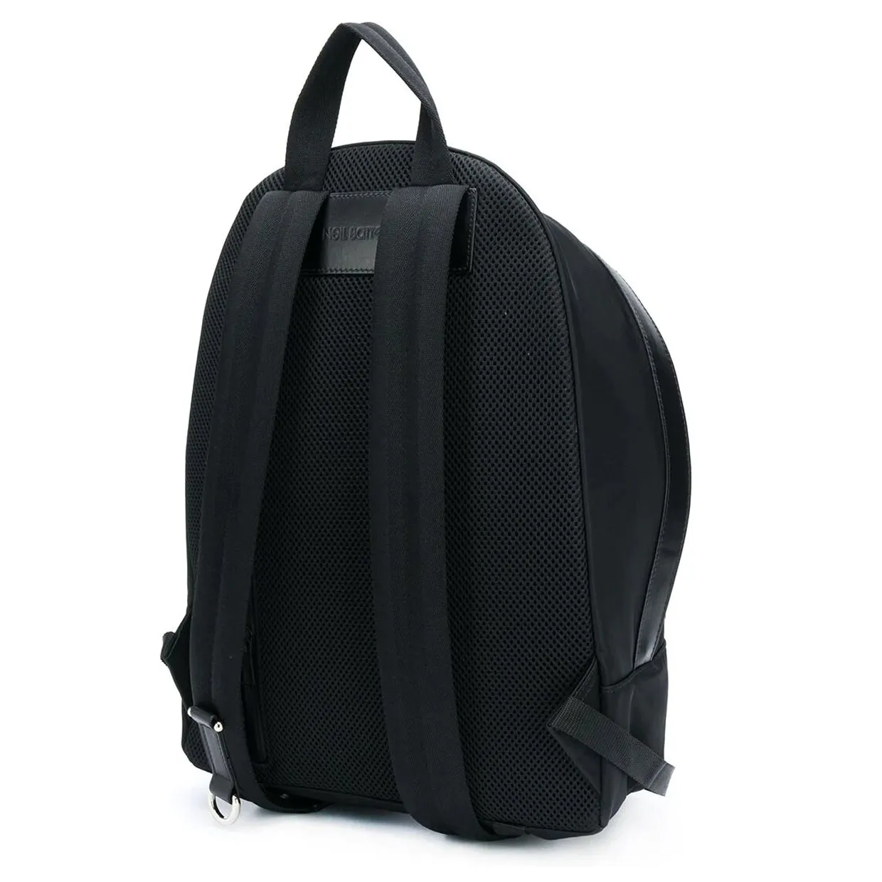 Neil Barrett Black Thunderbolt Print Backpack