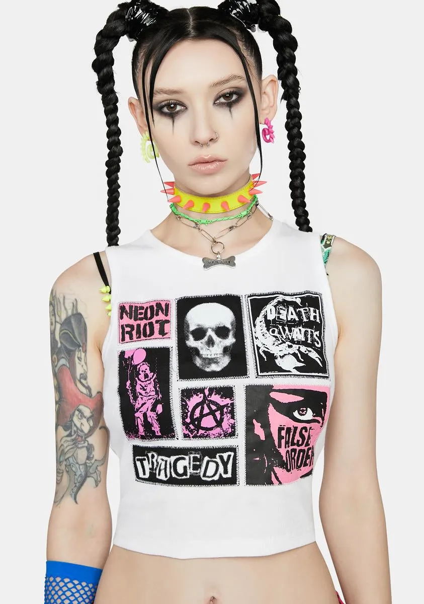 Neon Riot Graphic Tank-