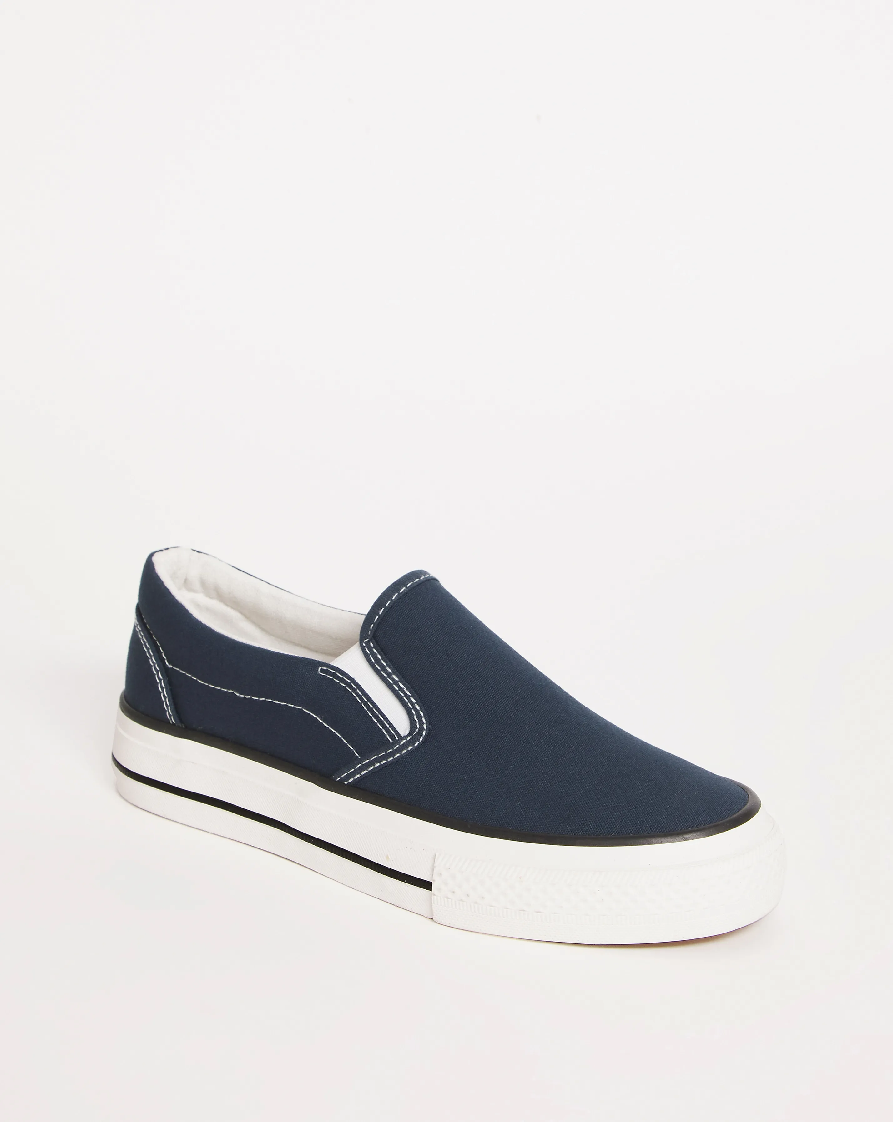 Nielson Slip On Chunky Sole Trainers Extra Wide EEE Fit