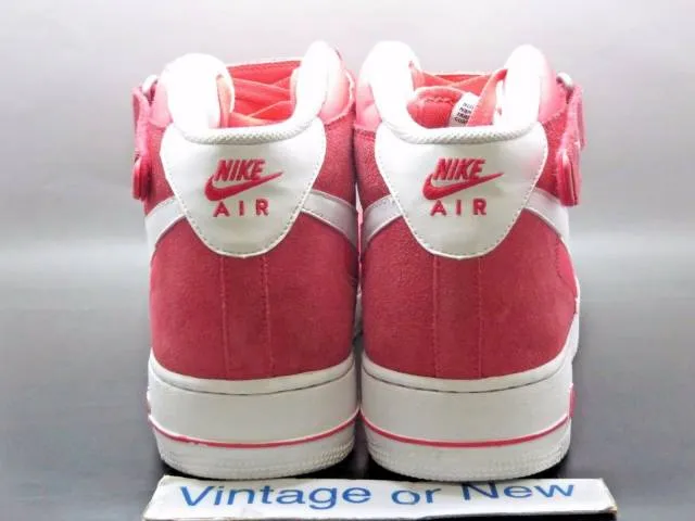 Nike Air Force 1 Mid '07 Fusion Red White 2013 sz 13