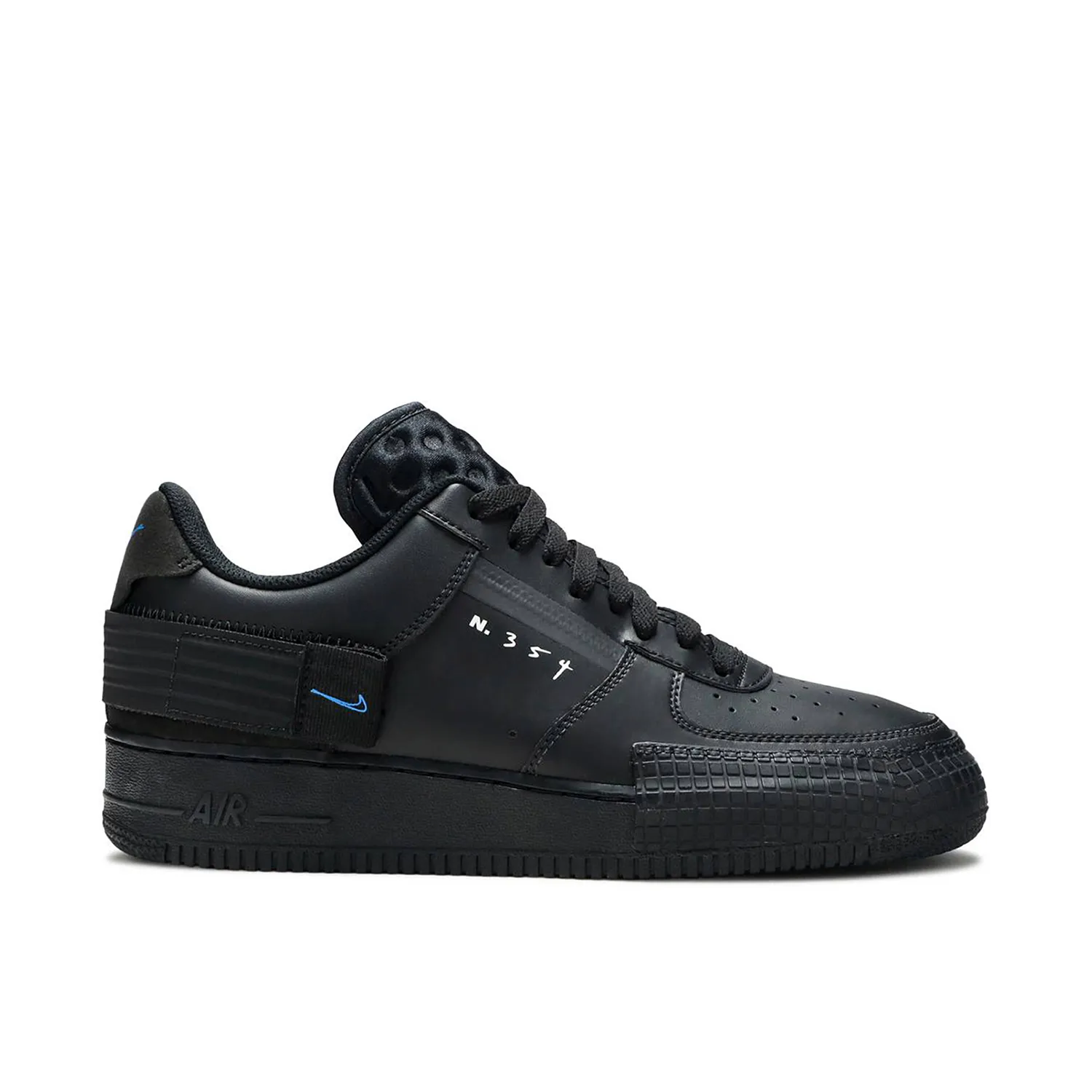 Nike Air Force 1 Type Black Blue | AT7859-001 | Laced