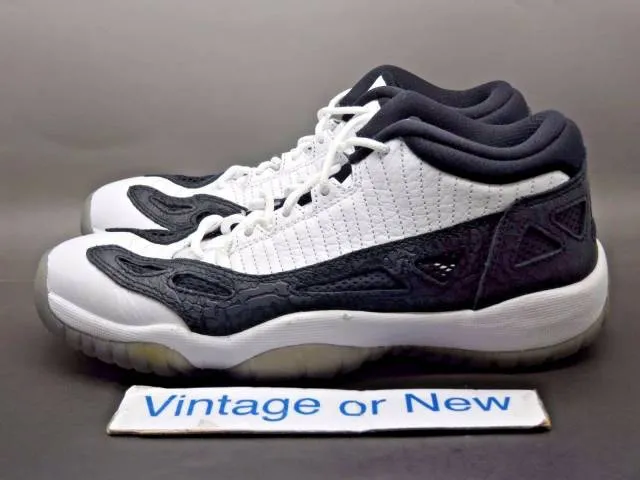 Nike Air Jordan XI 11 IE Low White Black Retro GS 2011 s...