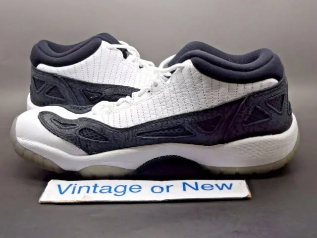 Nike Air Jordan XI 11 IE Low White Black Retro GS 2011 s...